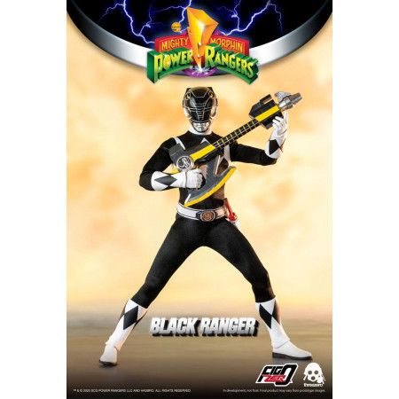 Mighty Morphin Power Rangers FigZero akčná figúrka 1/6 Black Ranger 30 cm